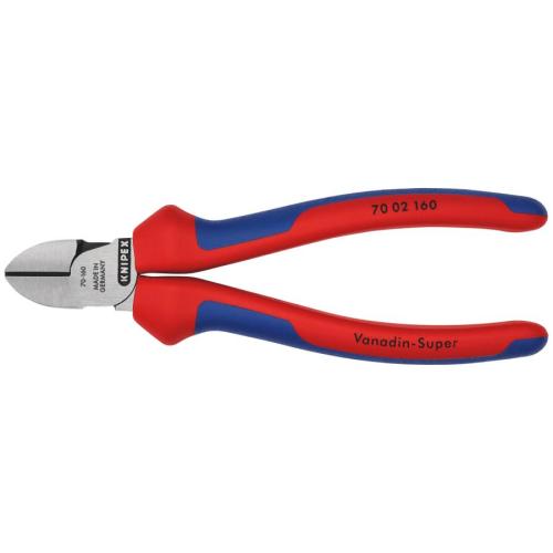 Knipex Diagonal Insulation Stripper with Multi-component Grips Chrome-plated 160mm 14 25 160